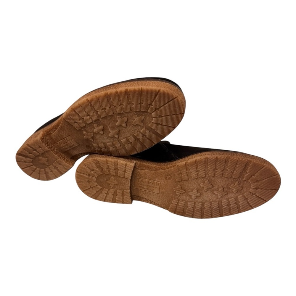 Italeau Foliana Waterproof Suede Booties In Nero Nib — image 5 of 7